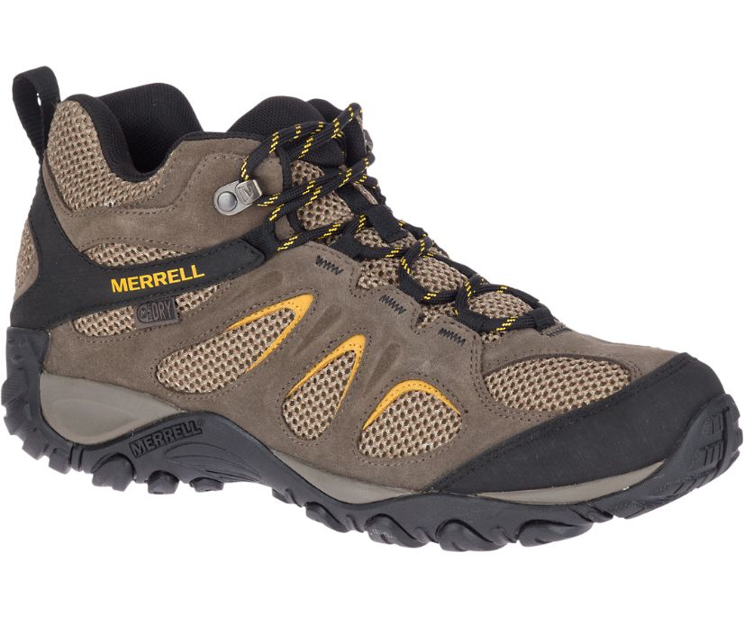 Buty Merrell Yokota 2 Mid Wasserdicht Wide Width - Buty Trekkingowe Męskie Merrell - Brązowe [PHKXV-